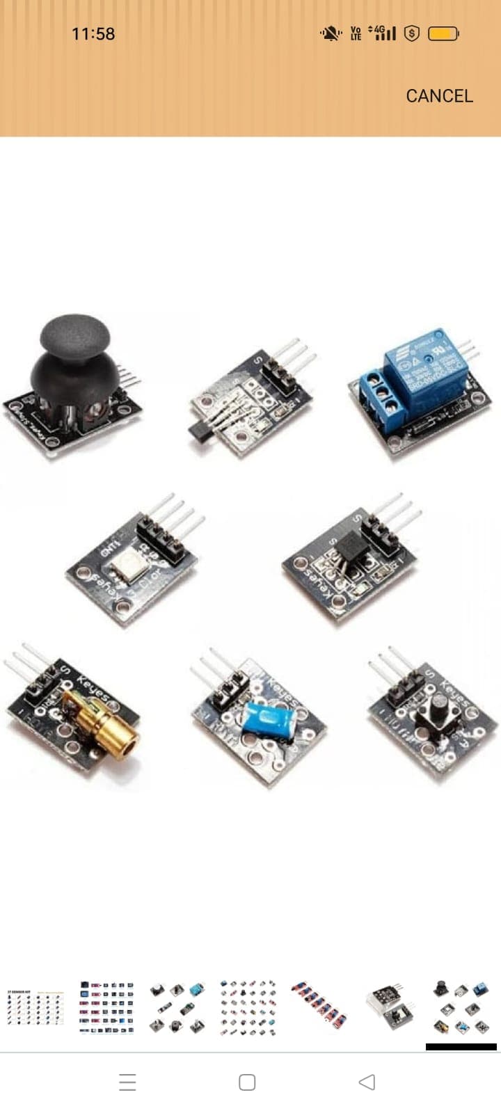 Sensor integration exercise