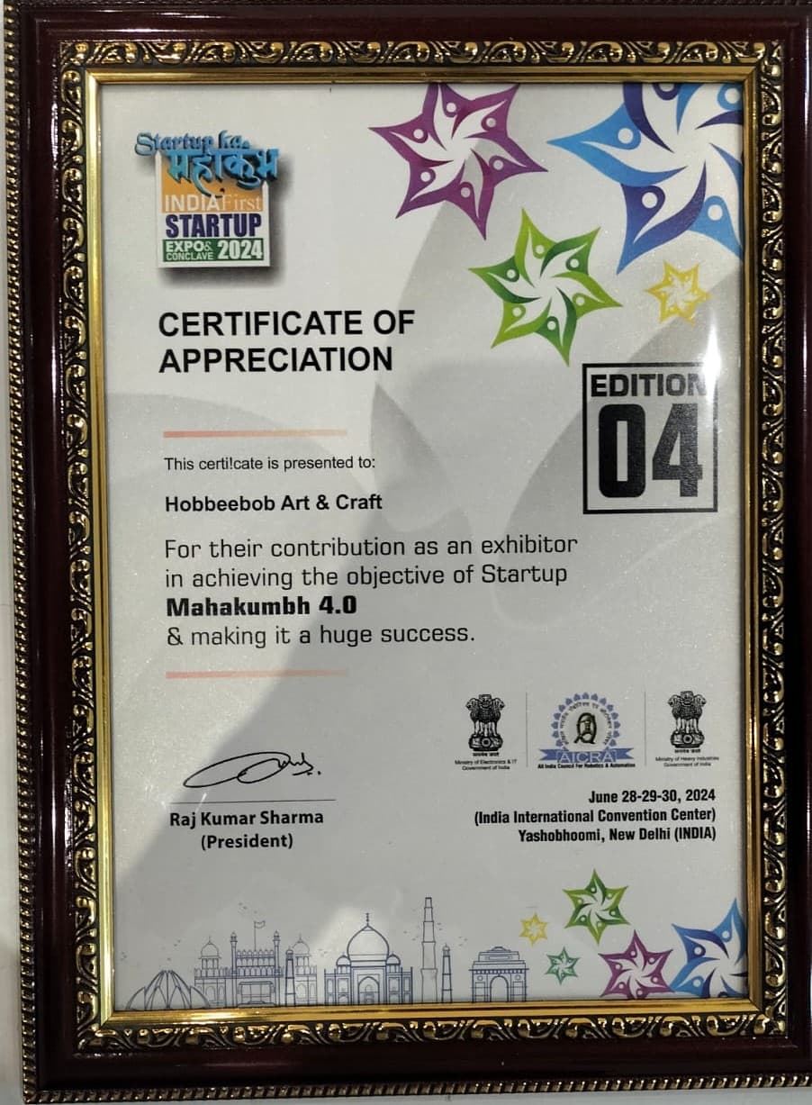 Startup Dangal Mahakumbh 2024 Certificate of Appreciation